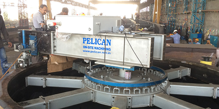 Portable Flange Facing Machining